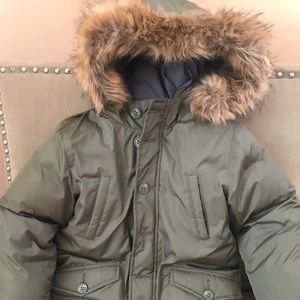 Gap Toddler Boys Snorkel Jacket in Army Green